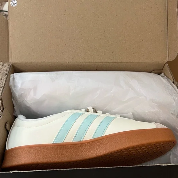 Adidas VL Court Base Sneakers Size 7 NIB - Picture 8 of 10